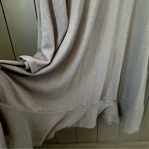 LC Lauren Conrad Women's Mock Neck Sweater Dress‎ Ruffled Black Size 2X - Picture 5 of 12